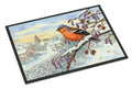 Bull Finch Doormat Indoor Outdoor 24H X 36W Front Door Mat Rugs for Entryway, Non Slip Washable Low Pile,