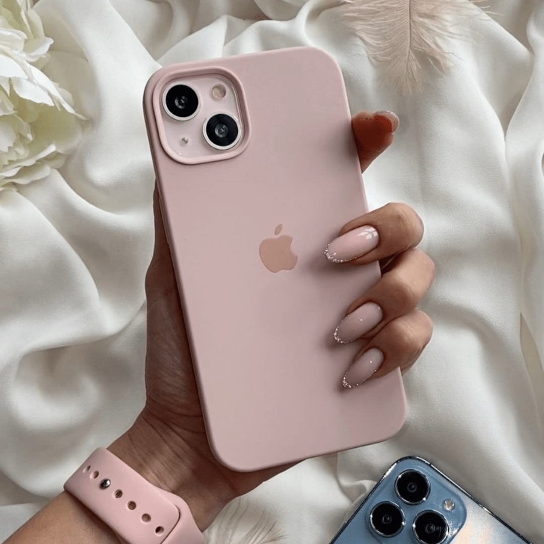 iPhone Silicone Case (Pink Sand)