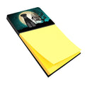 Halloween Scary Standard Schnauzer Black Watercolor Sticky Note Holder Refillable Dispenser Desk Accessory 3x3 Pad Gift