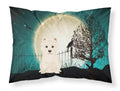 Halloween Scary Westie Standard Pillowcase Lightweight Super Soft Easy Care Decorative Artwork Pillowcase, Standard