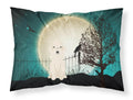 Halloween Scary Bedlington Terrier Sandy Standard Pillowcase Lightweight Super Soft Easy Care Decorative Artwork Pillowcase, Standard