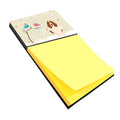 Christmas Presents between Friends Basset Hound Watercolor Sticky Note Holder Refillable Dispenser Desk Accessory 3x3 Pad Gift