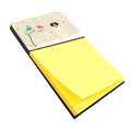 Christmas Presents between Friends Moscow Watchdog Watercolor Sticky Note Holder Refillable Dispenser Desk Accessory 3x3 Pad Gift