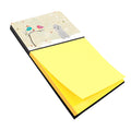 Christmas Presents between Friends Bedlington Terrier - Blue Watercolor Sticky Note Holder Refillable Dispenser Desk Accessory 3x3 Pad Gift