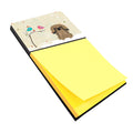 Christmas Presents between Friends Pekingese - Tan Watercolor Sticky Note Holder Refillable Dispenser Desk Accessory 3x3 Pad Gift