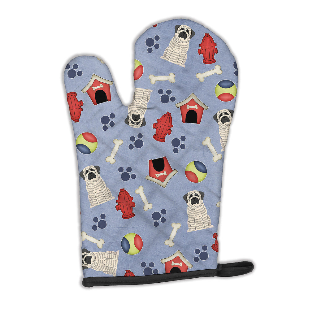 Dog House Collection Mastiff Brindle White Oven Mitt Heat Resistant Thick Oven Mitt for Hot Pans and Oven, Kitchen Mitt Protect Hands, Cooking Baking Glove