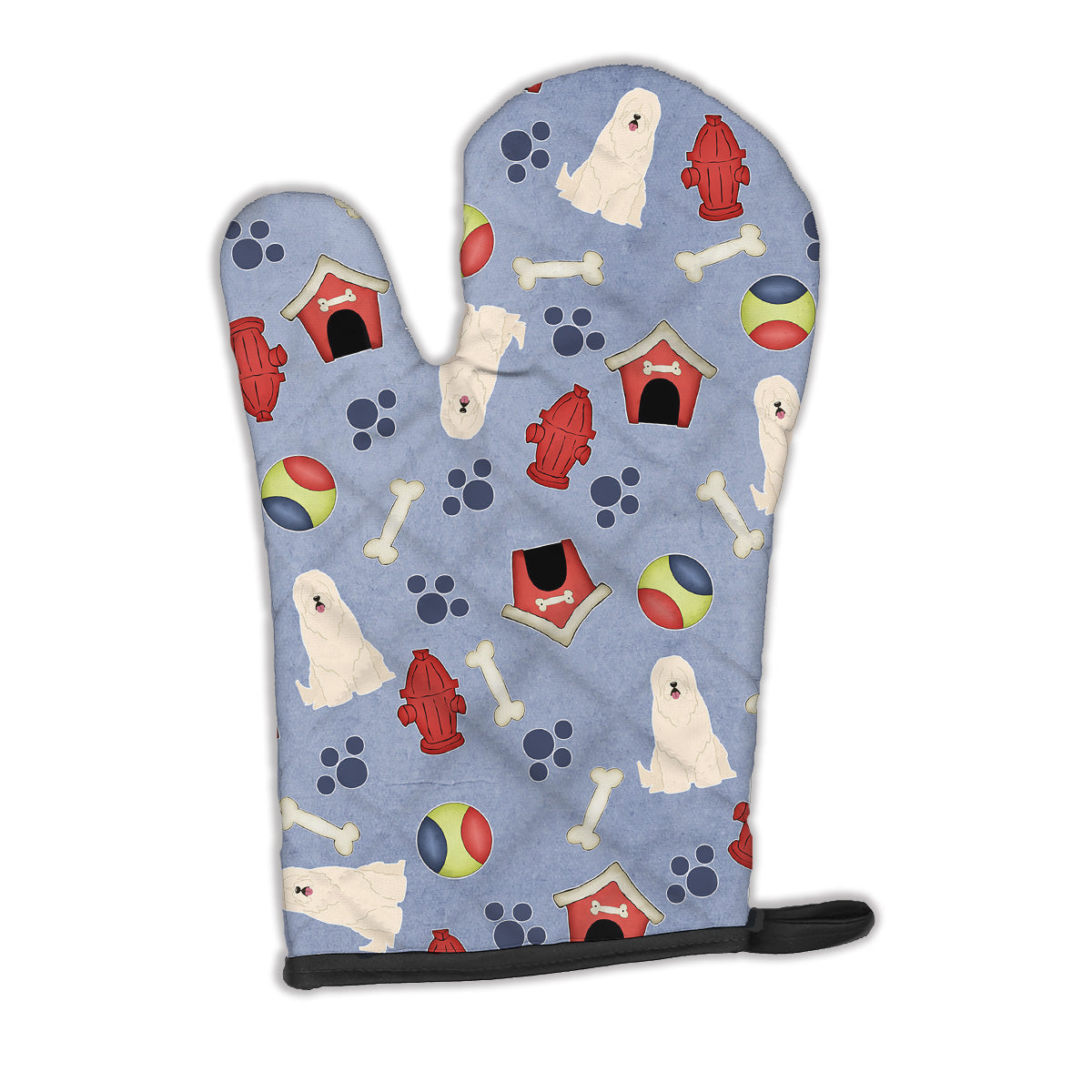 Dog House Collection South Russian Sheepdog Oven Mitt Heat Resistant Thick Oven Mitt for Hot Pans and Oven, Kitchen Mitt Protect Hands, Cooking Baking Glove