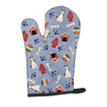 Dog House Collection West Siberian Laika Spitz Oven Mitt Heat Resistant Thick Oven Mitt for Hot Pans and Oven, Kitchen Mitt Protect Hands, Cooking Baking Glove