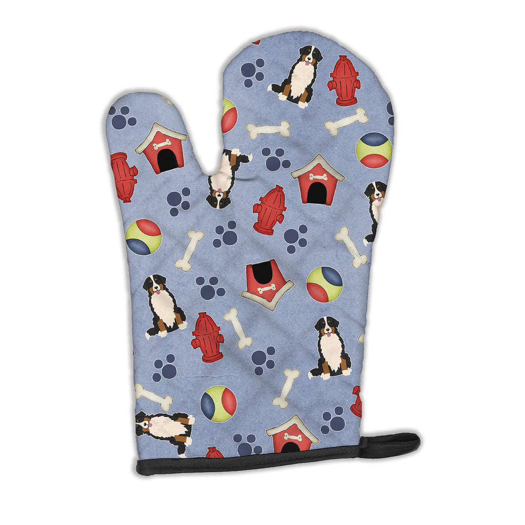 Dog House Collection Bernese Mountain Dog Oven Mitt Heat Resistant Thick Oven Mitt for Hot Pans and Oven, Kitchen Mitt Protect Hands, Cooking Baking Glove