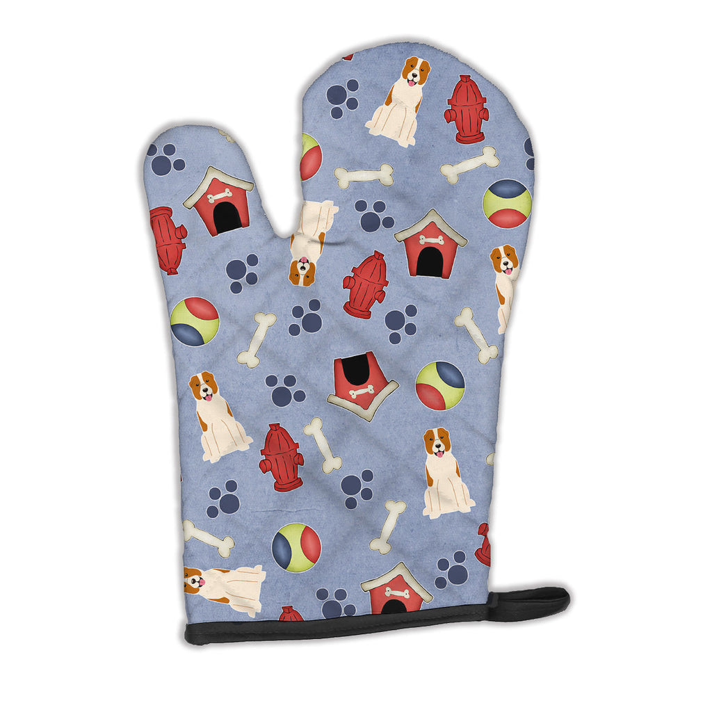 Dog House Collection Central Asian Shepherd Dog Oven Mitt Heat Resistant Thick Oven Mitt for Hot Pans and Oven, Kitchen Mitt Protect Hands, Cooking Baking Glove