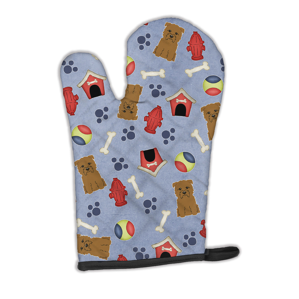 Dog House Collection Glen of Imal Tan Oven Mitt Heat Resistant Thick Oven Mitt for Hot Pans and Oven, Kitchen Mitt Protect Hands, Cooking Baking Glove