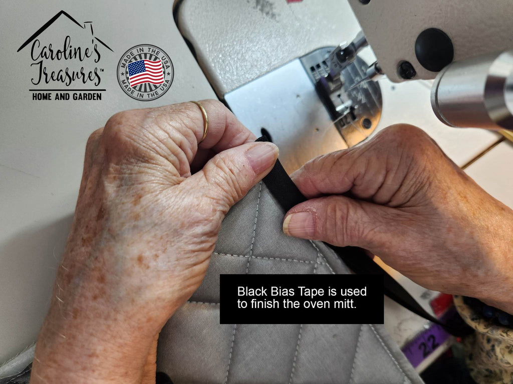 Dog House Collection Shih Tzu Black White Oven Mitt Heat Resistant Thick Oven Mitt for Hot Pans and Oven, Kitchen Mitt Protect Hands, Cooking Baking Glove