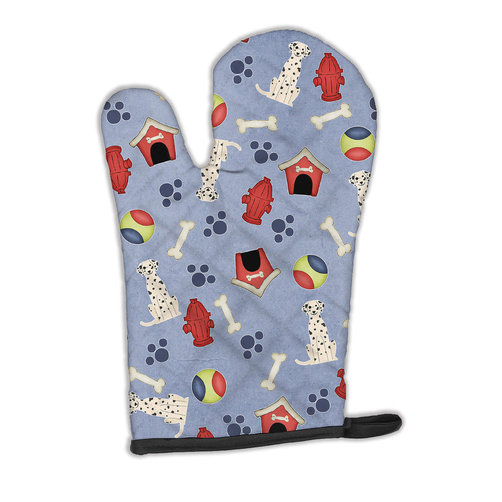 Dog House Collection Dalmatian Oven Mitt Heat Resistant Thick Oven Mitt for Hot Pans and Oven, Kitchen Mitt Protect Hands, Cooking Baking Glove