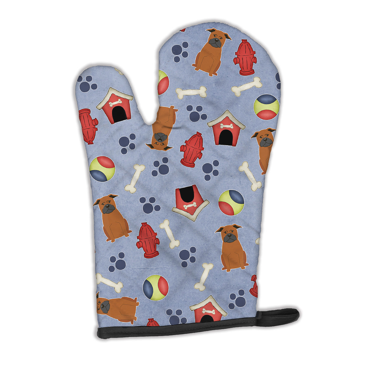 Dog House Collection Chinese Chongqing Dog Oven Mitt Heat Resistant Thick Oven Mitt for Hot Pans and Oven, Kitchen Mitt Protect Hands, Cooking Baking Glove