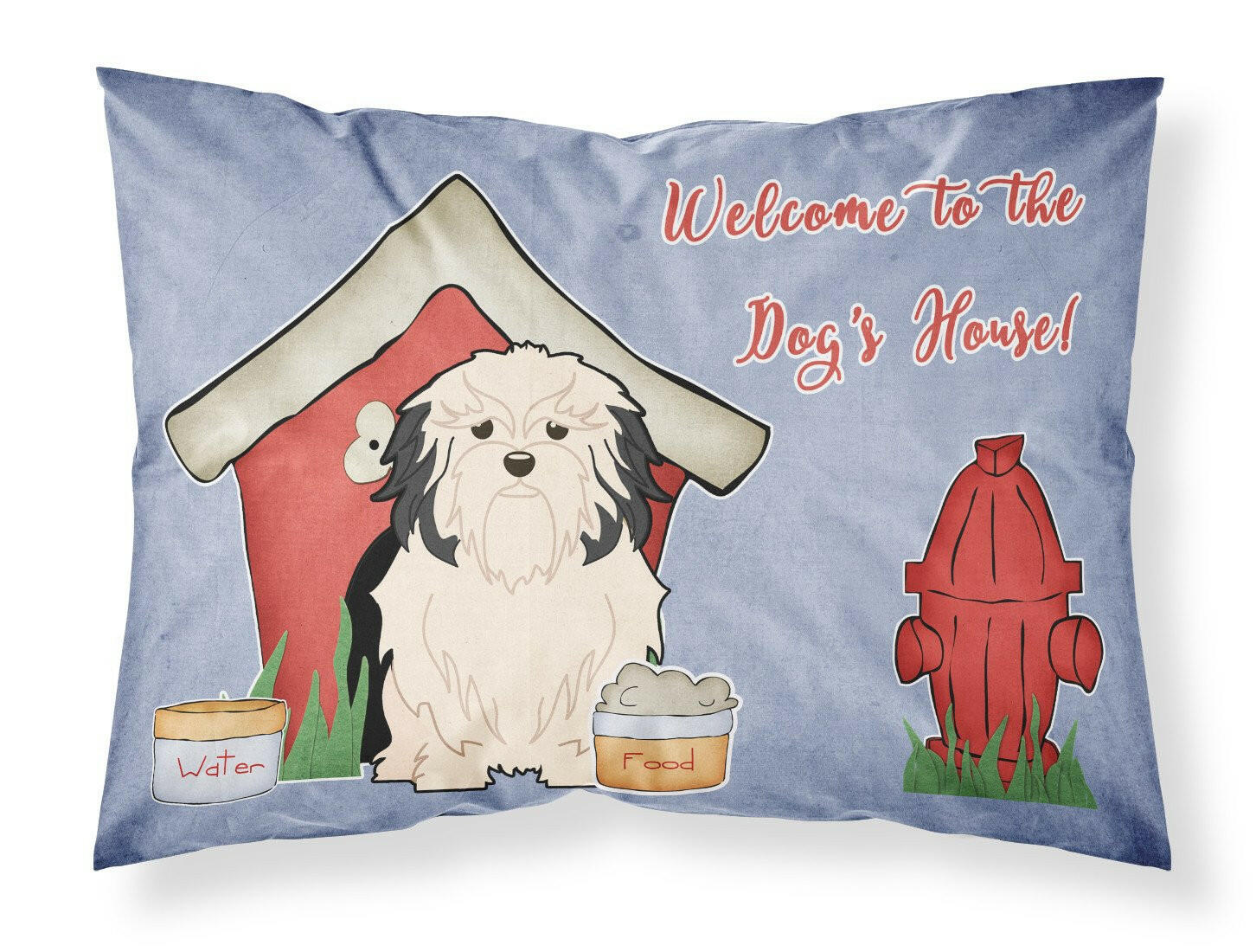 Dog House Collection Lowchen Standard Pillowcase Lightweight Super Soft Easy Care Decorative Artwork Pillowcase, Standard