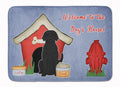 Dog House Collection Black Labrador Memory Foam Kitchen Mat Machine Washable Anti-Fatigue Cushion Comfort Bath or Kitchen Rug