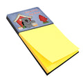 Dog House Collection Chow Chow Blue Watercolor Sticky Note Holder Refillable Dispenser Desk Accessory 3x3 Pad Gift