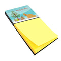 Cocker Spaniel Merry Christmas Tree Watercolor Sticky Note Holder Refillable Dispenser Desk Accessory 3x3 Pad Gift