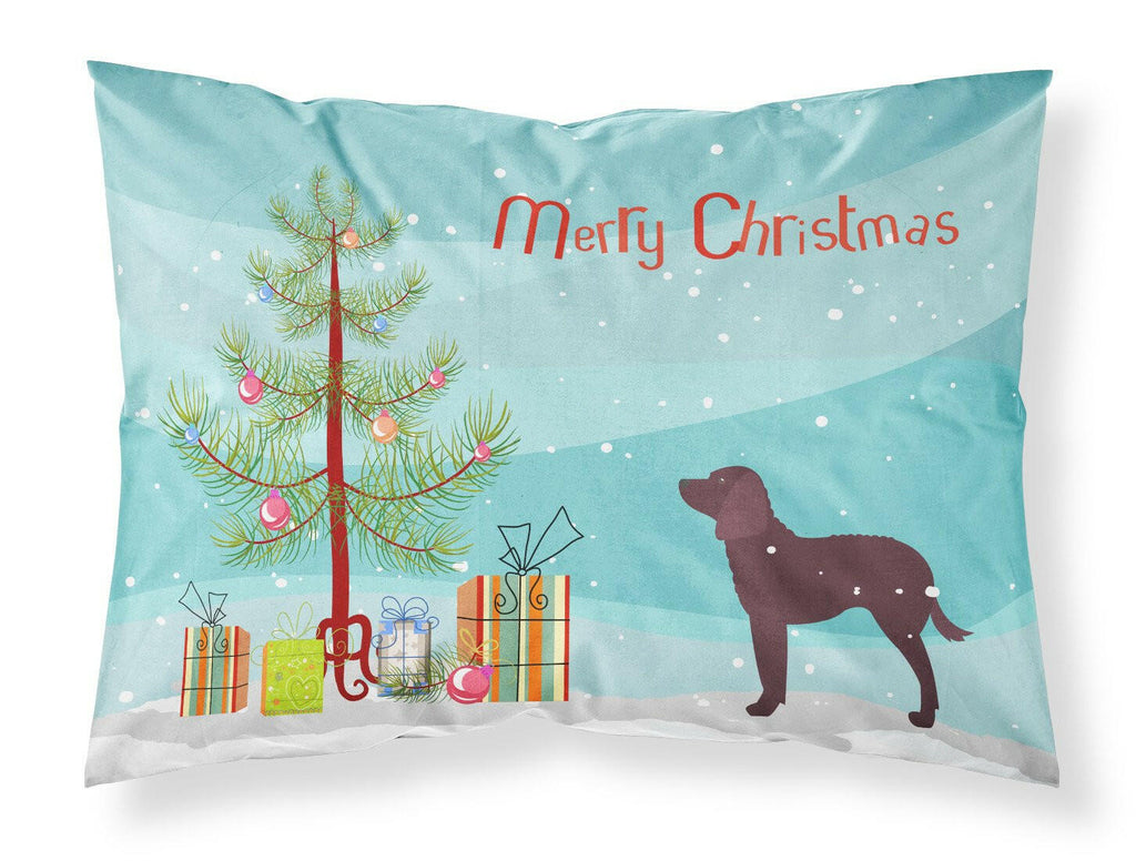 American Water Spaniel Merry Christmas Tree Standard Pillowcase Lightweight Super Soft Easy Care Decorative Artwork Pillowcase, Standard
