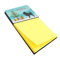 Affenpinscher Merry Christmas Tree Watercolor Sticky Note Holder Refillable Dispenser Desk Accessory 3x3 Pad Gift