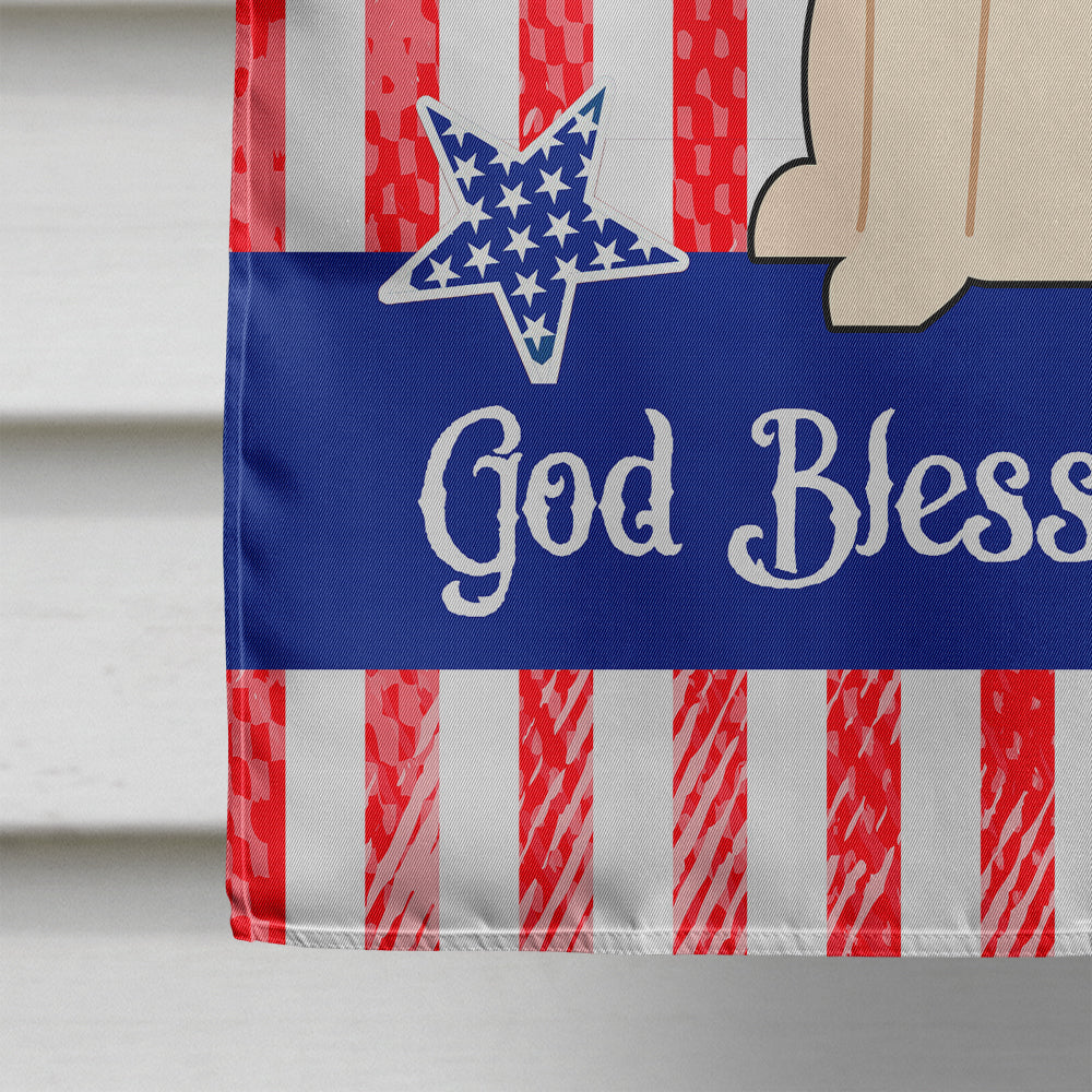 Patriotic USA Central Asian Shepherd Dog House Flag 28x40 Porch Sleeve Pole Decorative Outside Yard Banner Artwork Wall Hanging, Polyester