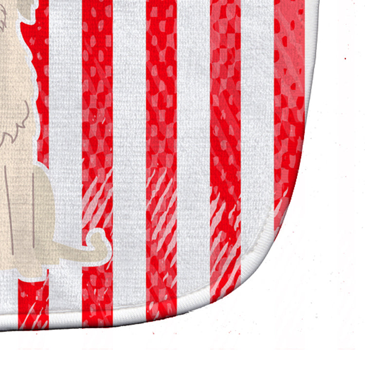 Patriotic USA Irish Wolfhound Baby Bib Easy-Clean Baby Bib Baby Feeding Accessory Baby Mealtime Essential, 10 x 13, Multicolor