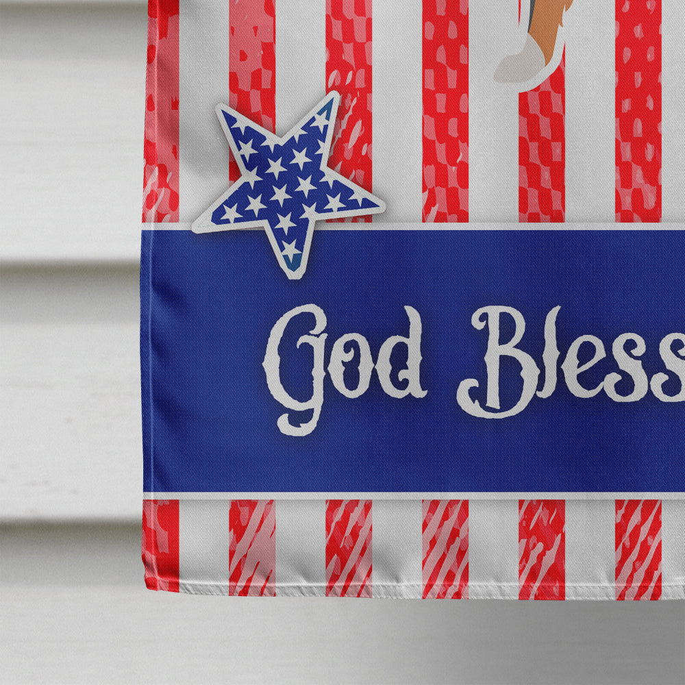 USA Patriotic Sheltie/Shetland Sheepdog House Flag 28x40 Porch Sleeve Pole Decorative Outside Yard Banner Artwork Wall Hanging, Polyester