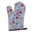 Pharaoh Hound Dog House Collection Oven Mitt Heat Resistant Thick Oven Mitt for Hot Pans and Oven, Kitchen Mitt Protect Hands, Cooking Baking Glove