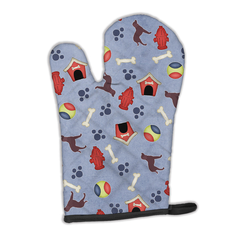 American Water Spaniel Dog House Collection Oven Mitt Heat Resistant Thick Oven Mitt for Hot Pans and Oven, Kitchen Mitt Protect Hands, Cooking Baking Glove