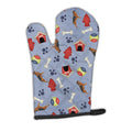 German Shepherd Dog House Collection Oven Mitt Heat Resistant Thick Oven Mitt for Hot Pans and Oven, Kitchen Mitt Protect Hands, Cooking Baking Glove