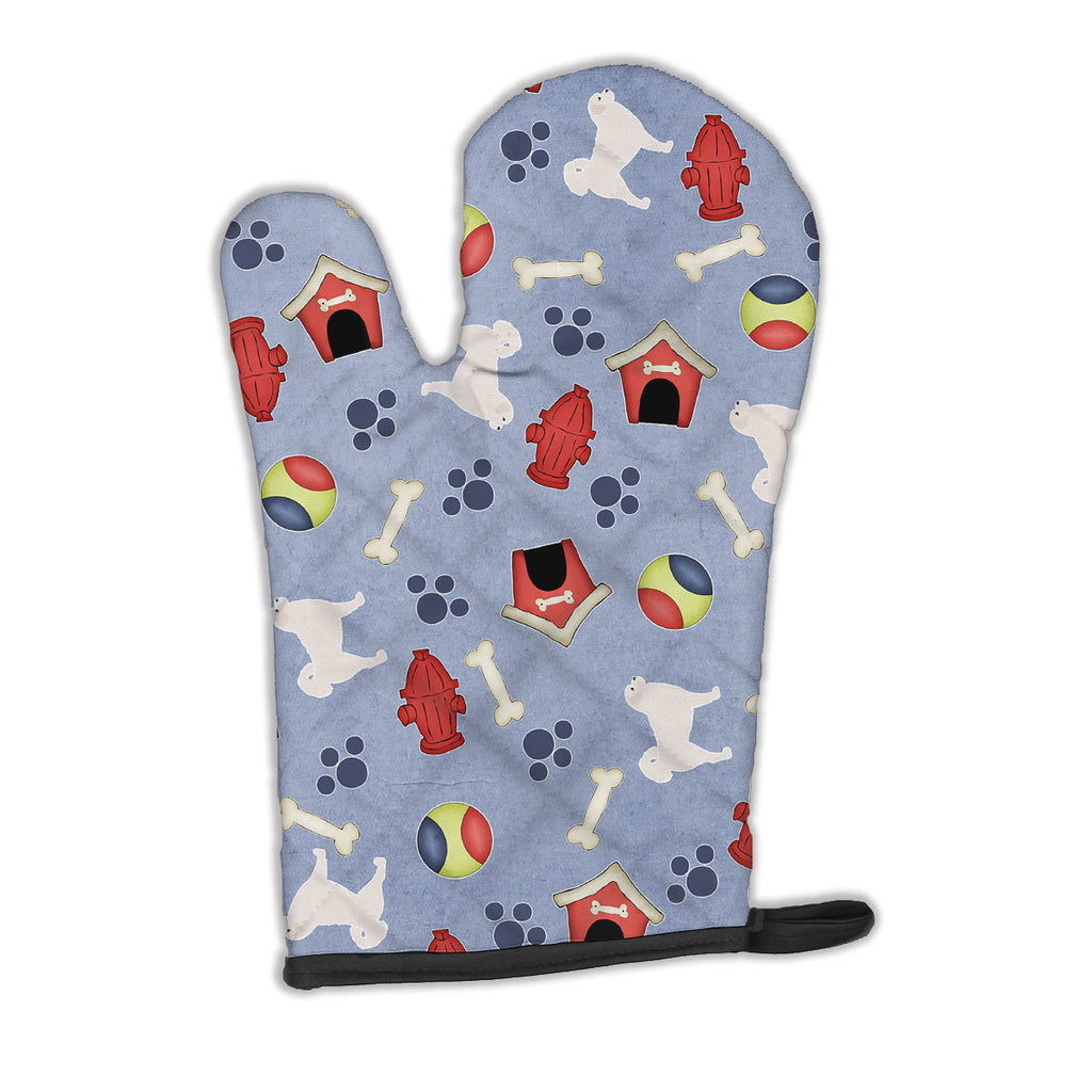 Polish Tatra Sheepdog Dog House Collection Oven Mitt Heat Resistant Thick Oven Mitt for Hot Pans and Oven, Kitchen Mitt Protect Hands, Cooking Baking Glove
