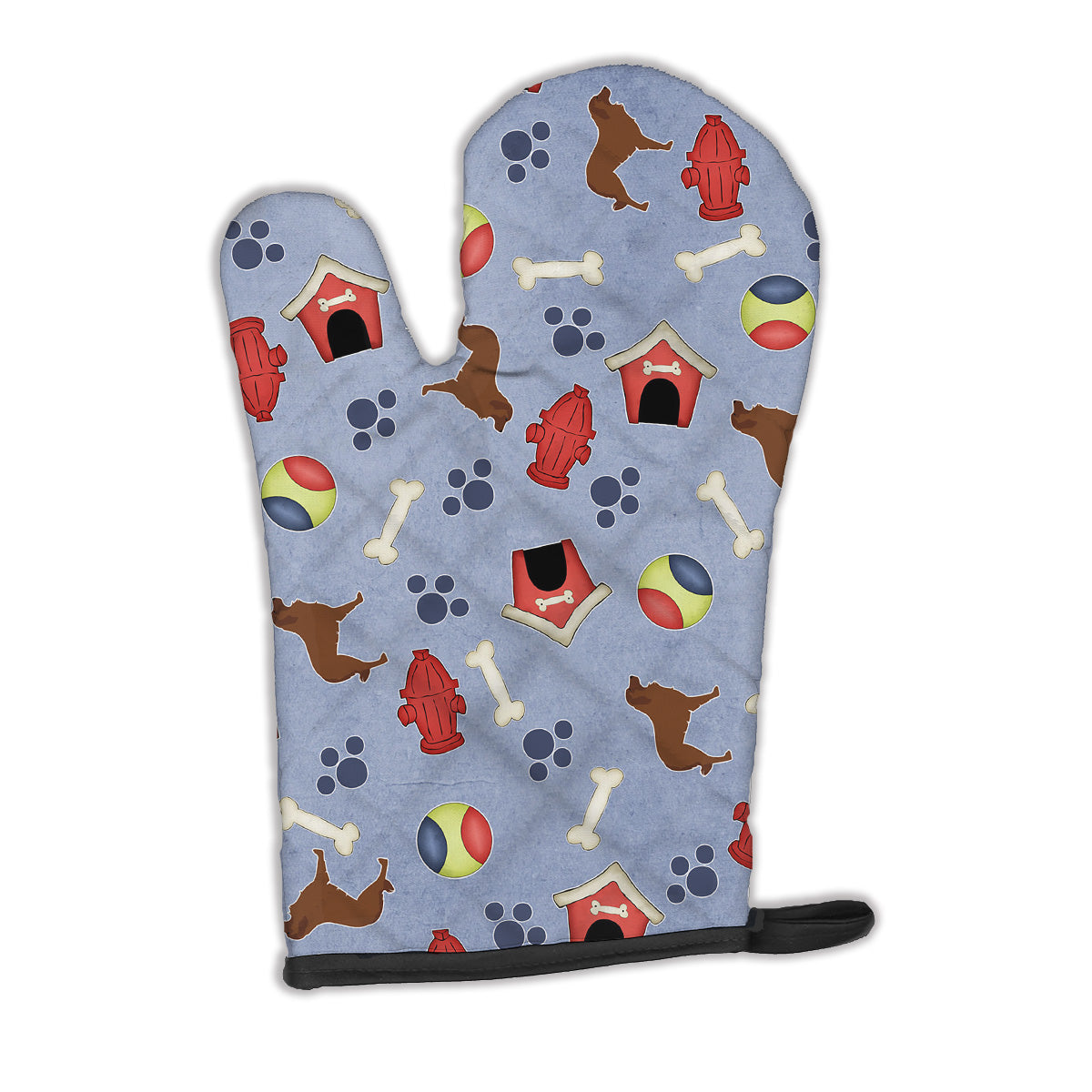 Portuguese Sheepdog Dog Dog House Collection Oven Mitt Heat Resistant Thick Oven Mitt for Hot Pans and Oven, Kitchen Mitt Protect Hands, Cooking Baking Glove