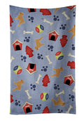 Brussels Griffon Dog House Collection Kitchen Towel Velour Plush Front and Cotton Loop Back Machine Washable