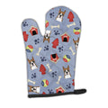 Dog House Collection Boxer Oven Mitt Heat Resistant Thick Oven Mitt for Hot Pans and Oven, Kitchen Mitt Protect Hands, Cooking Baking Glove