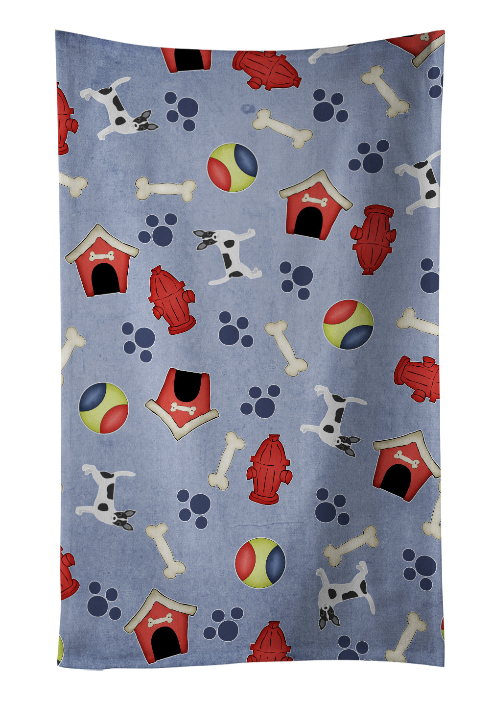 Dog House Collection Market Chihuahua Kitchen Towel Velour Plush Front and Cotton Loop Back Machine Washable