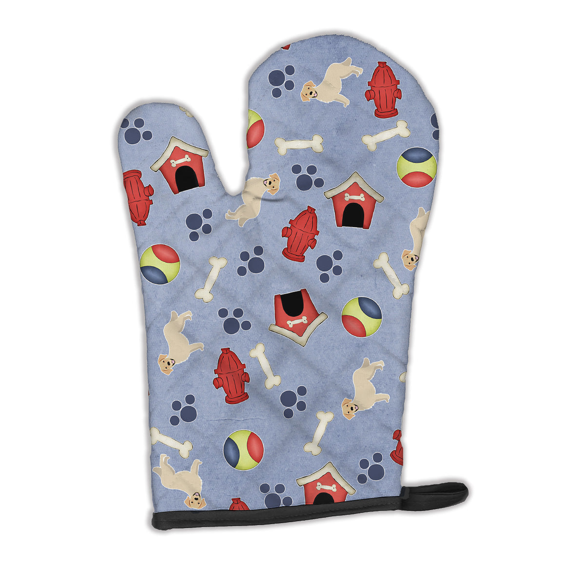 Dog House Collection Golden Retriever Oven Mitt Heat Resistant Thick Oven Mitt for Hot Pans and Oven, Kitchen Mitt Protect Hands, Cooking Baking Glove