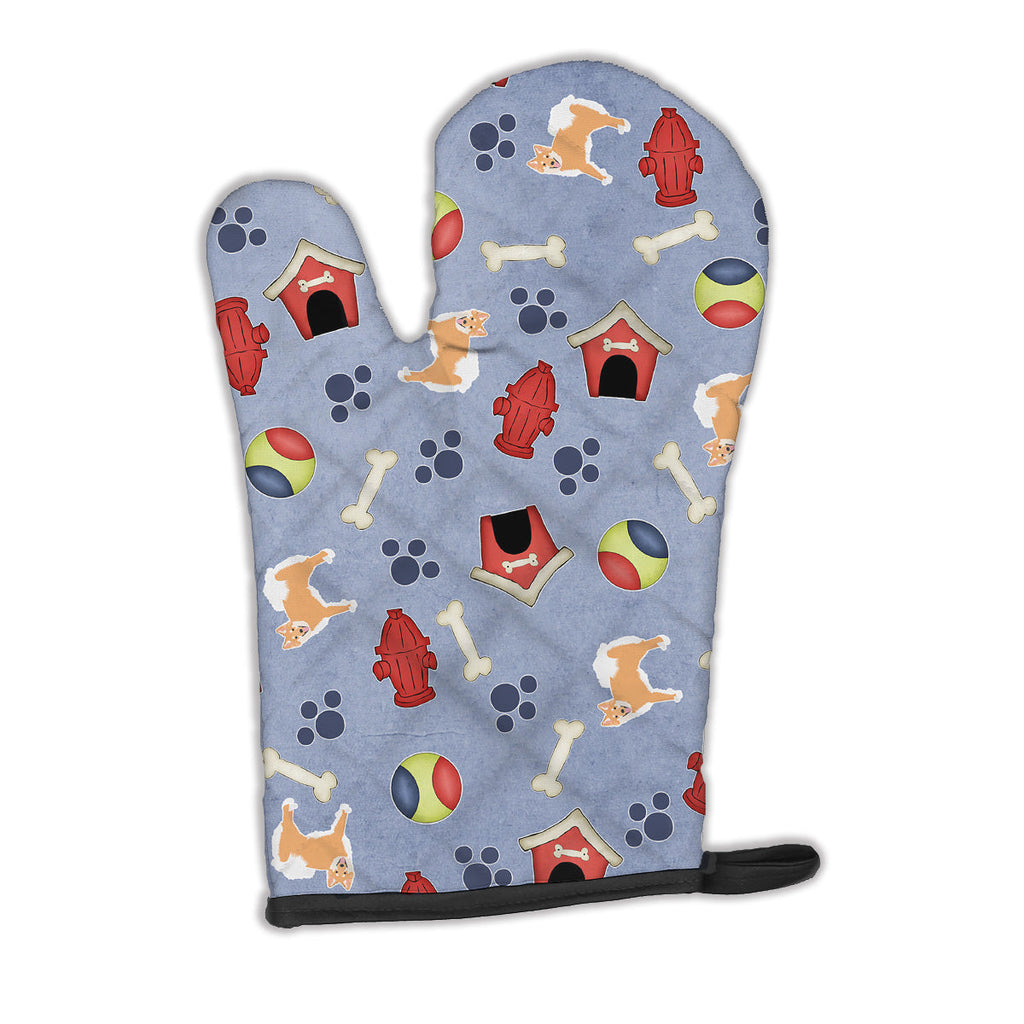 Dog House Collection Icelandic Shepherd Oven Mitt Heat Resistant Thick Oven Mitt for Hot Pans and Oven, Kitchen Mitt Protect Hands, Cooking Baking Glove