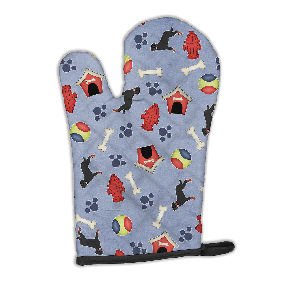 Dog House Collection Rottweiler Oven Mitt Heat Resistant Thick Oven Mitt for Hot Pans and Oven, Kitchen Mitt Protect Hands, Cooking Baking Glove