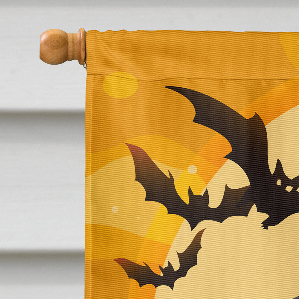 Halloween Mastiff Brindle White House Flag 28x40 Porch Sleeve Pole Decorative Outside Yard Banner Artwork Wall Hanging, Polyester