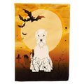 Halloween Soft Coated Wheaten Terrier House Flag 28x40 Porch Sleeve Pole Decorative Outside Yard Banner Artwork Wall Hanging, Polyester
