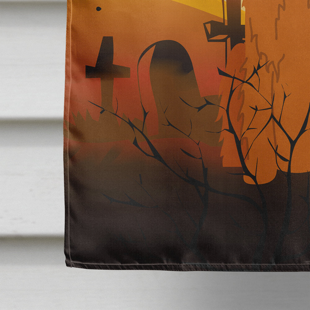 Halloween Irish Setter House Flag 28x40 Porch Sleeve Pole Decorative Outside Yard Banner Artwork Wall Hanging, Polyester