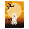 Halloween Poodle White House Flag 28x40 Porch Sleeve Pole Decorative Outside Yard Banner Artwork Wall Hanging, Polyester