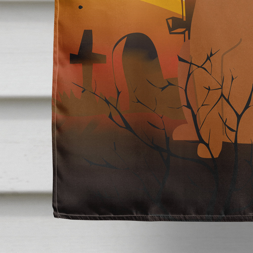 Halloween Chinese Chongqing Dog House Flag 28x40 Porch Sleeve Pole Decorative Outside Yard Banner Artwork Wall Hanging, Polyester
