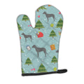 Christmas Irish Wolfhound Oven Mitt Heat Resistant Thick Oven Mitt for Hot Pans and Oven, Kitchen Mitt Protect Hands, Cooking Baking Glove