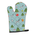 Christmas Harlequin Cropped Great Dane Oven Mitt Heat Resistant Thick Oven Mitt for Hot Pans and Oven, Kitchen Mitt Protect Hands, Cooking Baking Glove