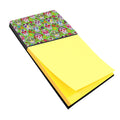Day of the Dead Green Watercolor Sticky Note Holder Refillable Dispenser Desk Accessory 3x3 Pad Gift