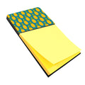 Pineapples on Teal Watercolor Sticky Note Holder Refillable Dispenser Desk Accessory 3x3 Pad Gift