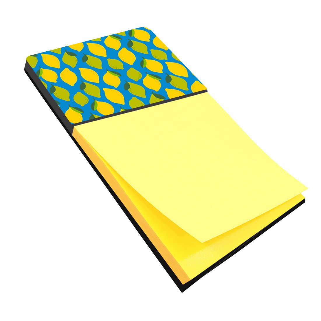 Lemons and Limes Watercolor Sticky Note Holder Refillable Dispenser Desk Accessory 3x3 Pad Gift