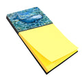 Sperm Whale Cachalot Watercolor Sticky Note Holder Refillable Dispenser Desk Accessory 3x3 Pad Gift