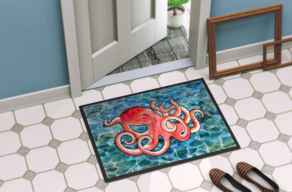 Octopus Doormat Indoor Outdoor 18H X 27W Front Door Mat Rugs for Entryway, Non Slip Washable
